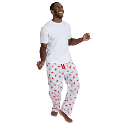 Men's Reindeer Red PJ Pants