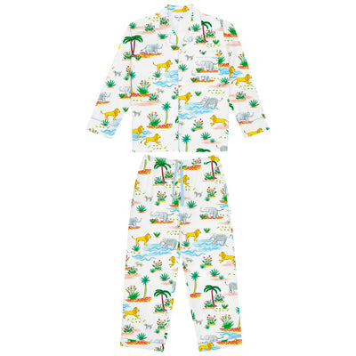 Men's Trunks Up Long PJ Set