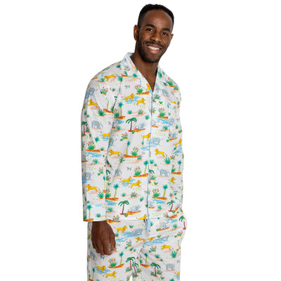 Men's Trunks Up Long PJ Set