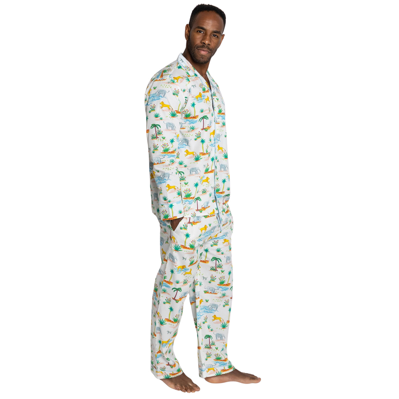 Men's Trunks Up Long PJ Set