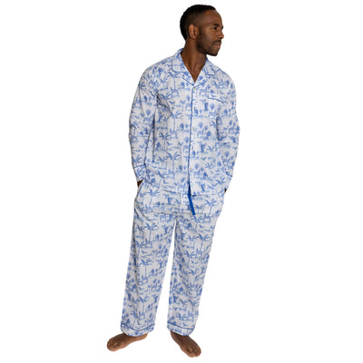 Men's Skydog Blue PJ Set