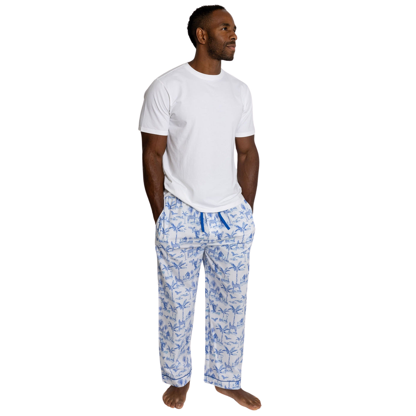 Men's Skydog Blue PJ Pants