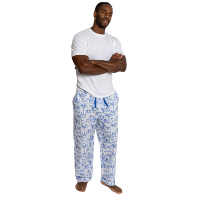 Men's Skydog Blue PJ Pants