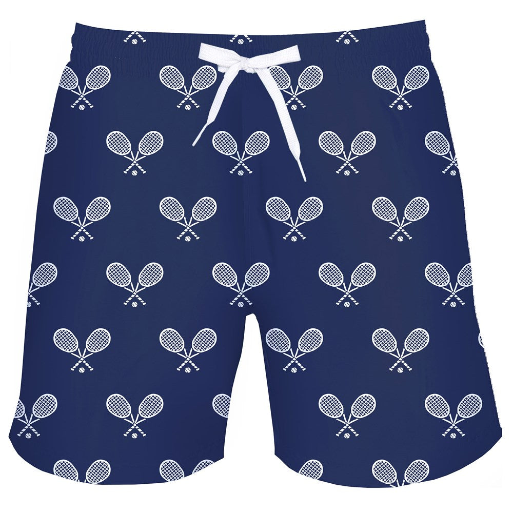 Men's Tennis Navy Swim Shorts -  PRE-ORDER