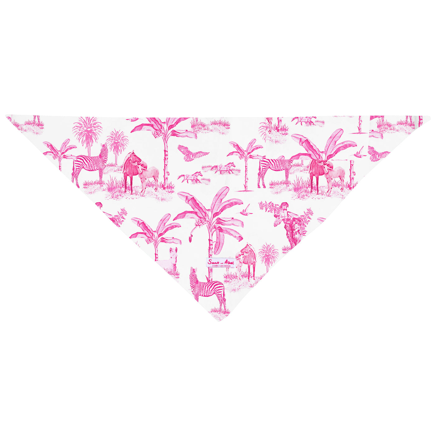 Dog Skydog Toile Pink Bandana - PRE-ORDER