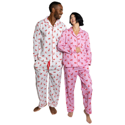 Men's Reindeer Red Long PJ Set