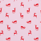 Women's Reindeer Pink Short PJ Set