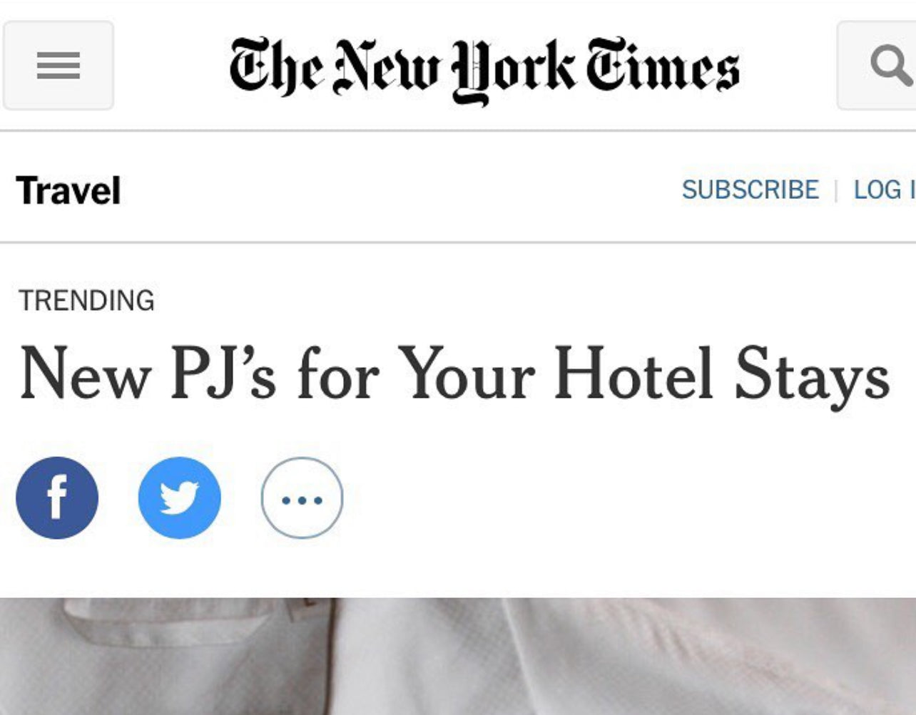 The New York Times Hotel Stays