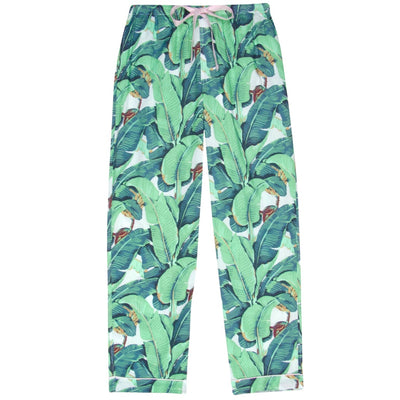 Women's Martinique® Green Banana Leaf PJ Pants