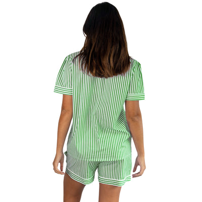 Women's Braddock Green Short PJ Set