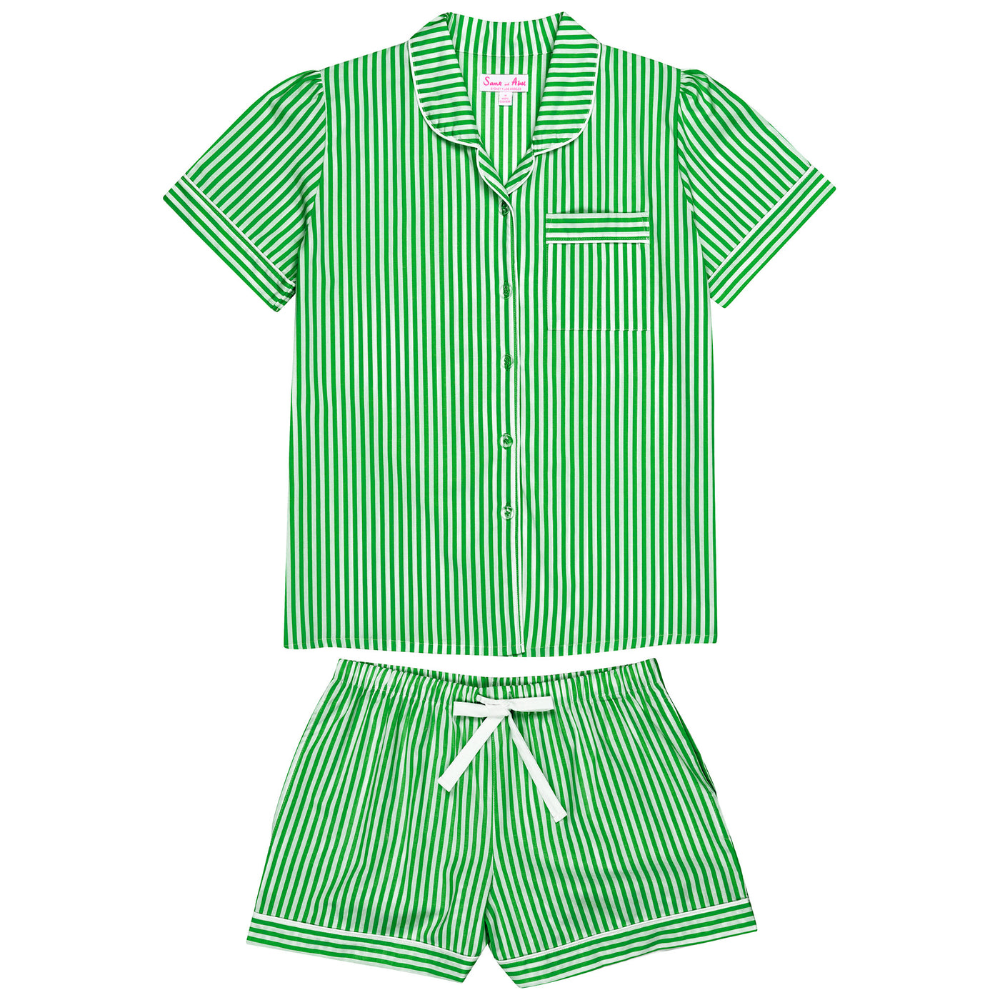 Women's Braddock Green Short PJ Set