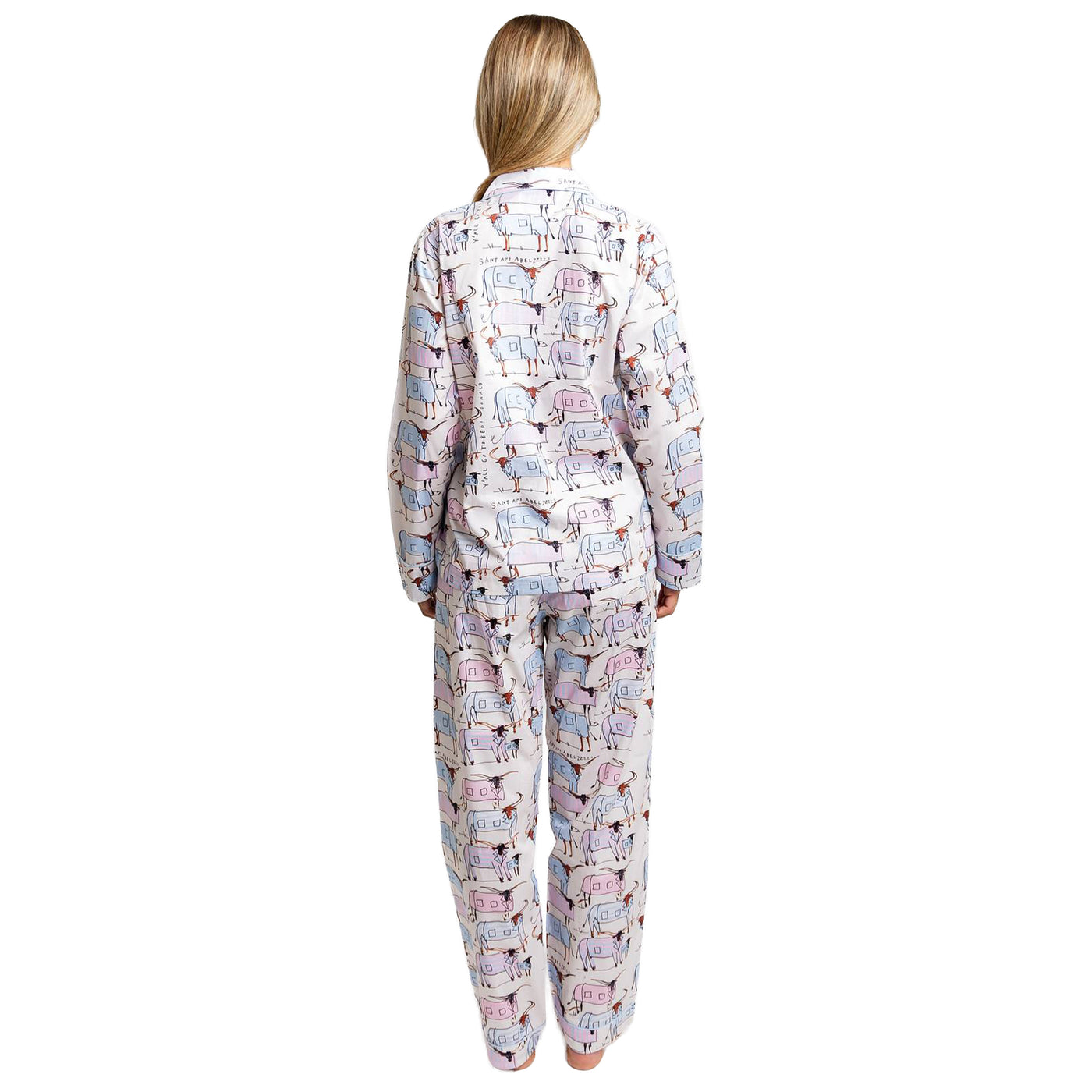 Women's Drawbertson Longhorns Long PJ Set