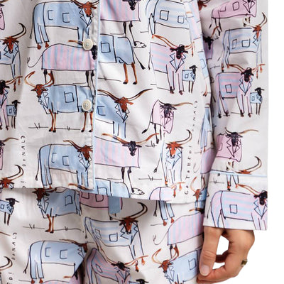 Women's Drawbertson Longhorns Long PJ Set