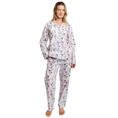 Women's Drawbertson Longhorns Long PJ Set
