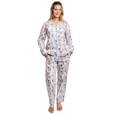 Women's Drawbertson Longhorns Long PJ Set