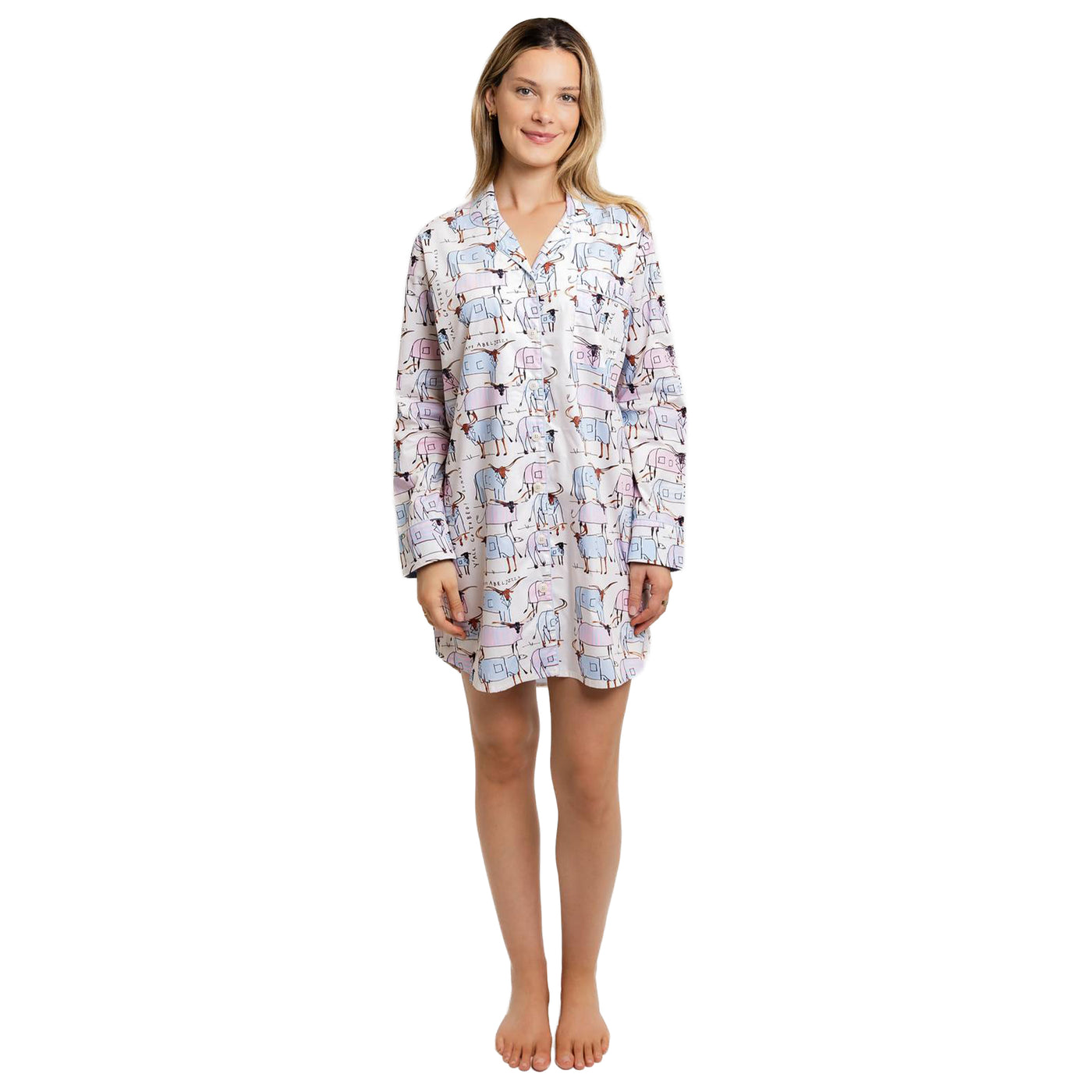 Women's Drawbertson Longhorns Night Shirt