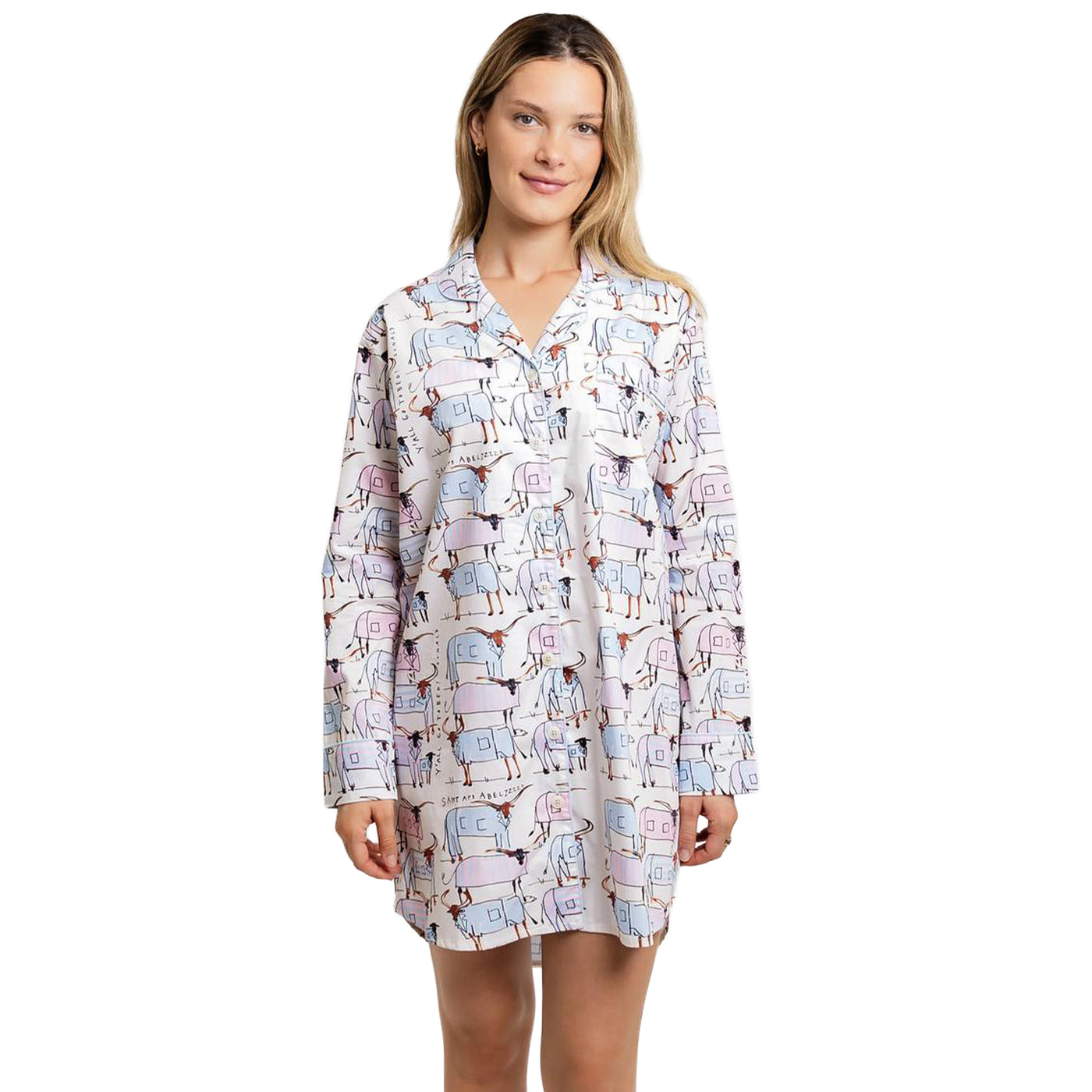 Women's Drawbertson Longhorns Night Shirt