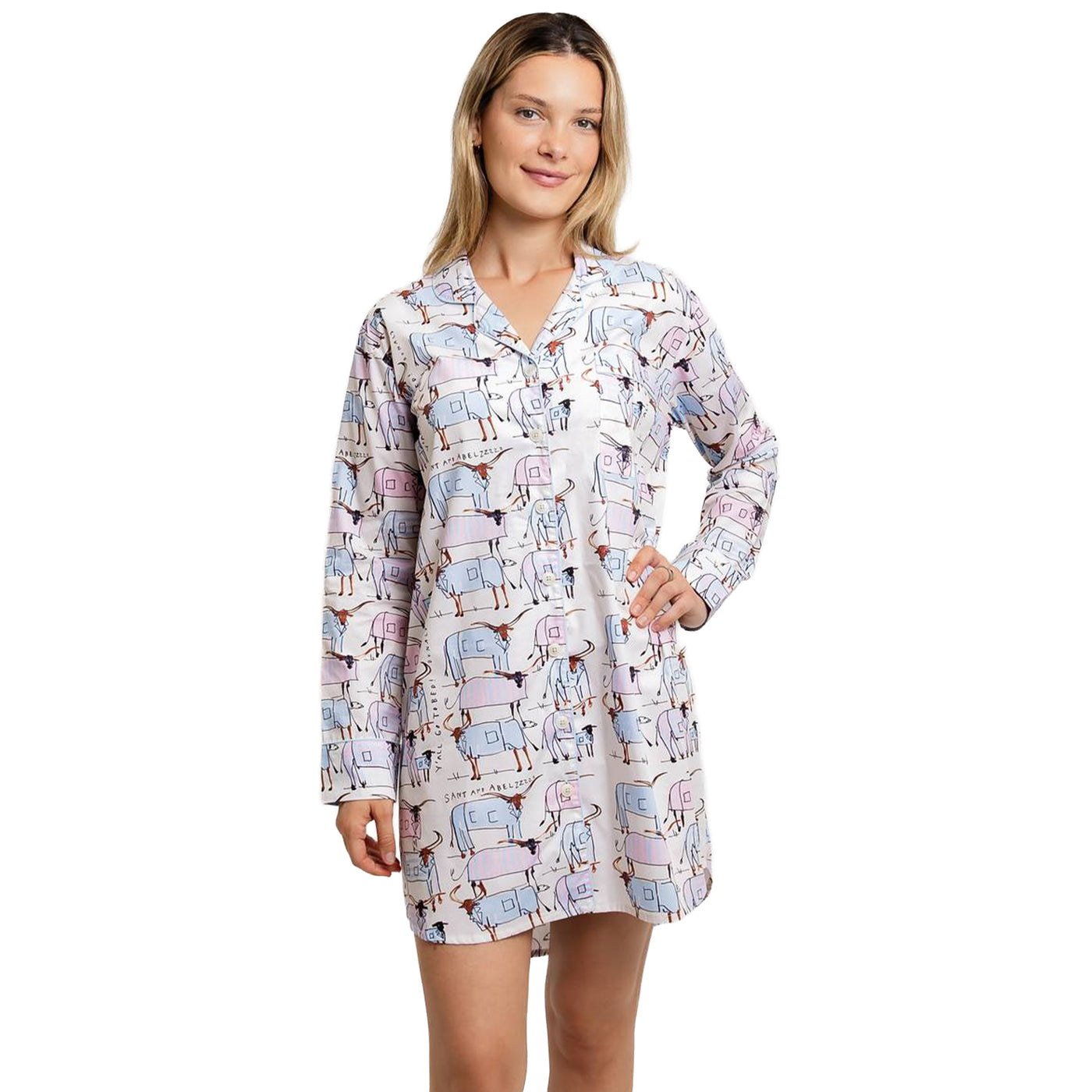 Women's Drawbertson Longhorns Night Shirt