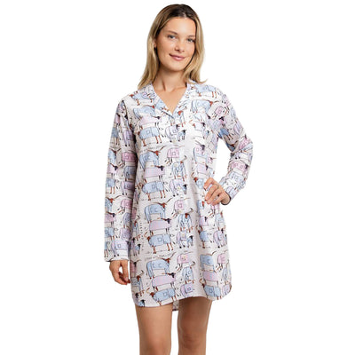 Women's Drawbertson Longhorns Night Shirt