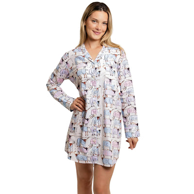Women's Drawbertson Longhorns Night Shirt