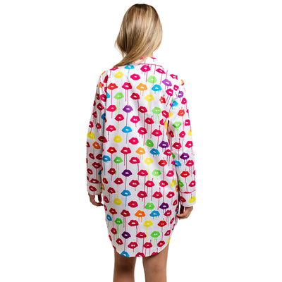 Women's Drawbertson Drippy Lips Night Shirt