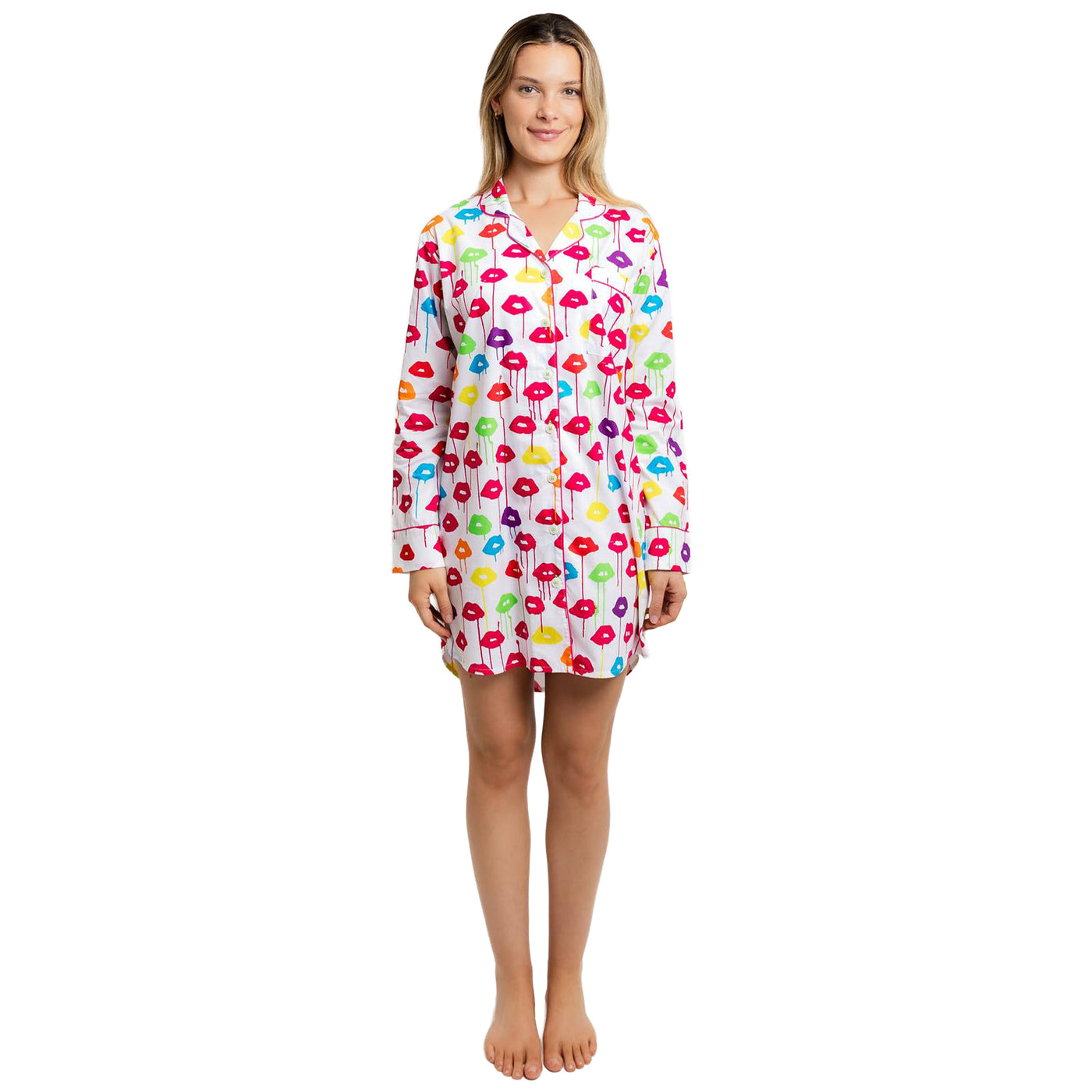 Women's Drawbertson Drippy Lips Night Shirt