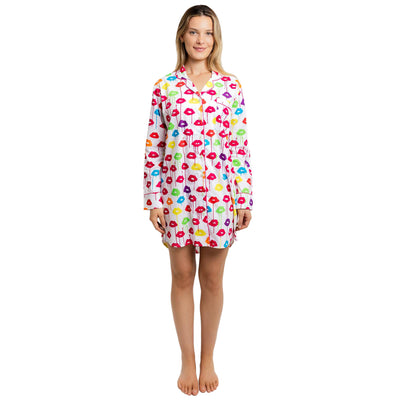 Women's Drawbertson Drippy Lips Night Shirt