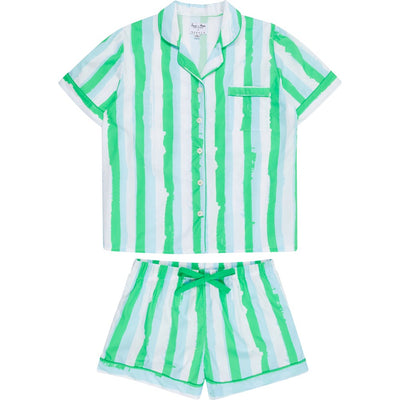 Women's Drawbertson Wild Stripes Short PJ Set
