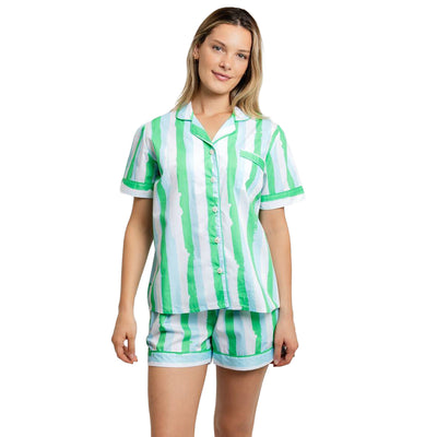 Women's Drawbertson Wild Stripes Short PJ Set