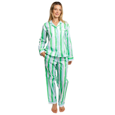Women's Drawbertson Wild Stripes Long PJ Set