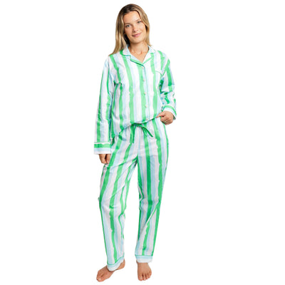 Women's Drawbertson Wild Stripes Long PJ Set