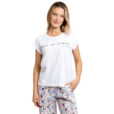 Women's Drawbertson Y'All Go To Bed T-Shirt
