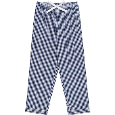 Women's Hepburn Gingham Navy PJ Pants