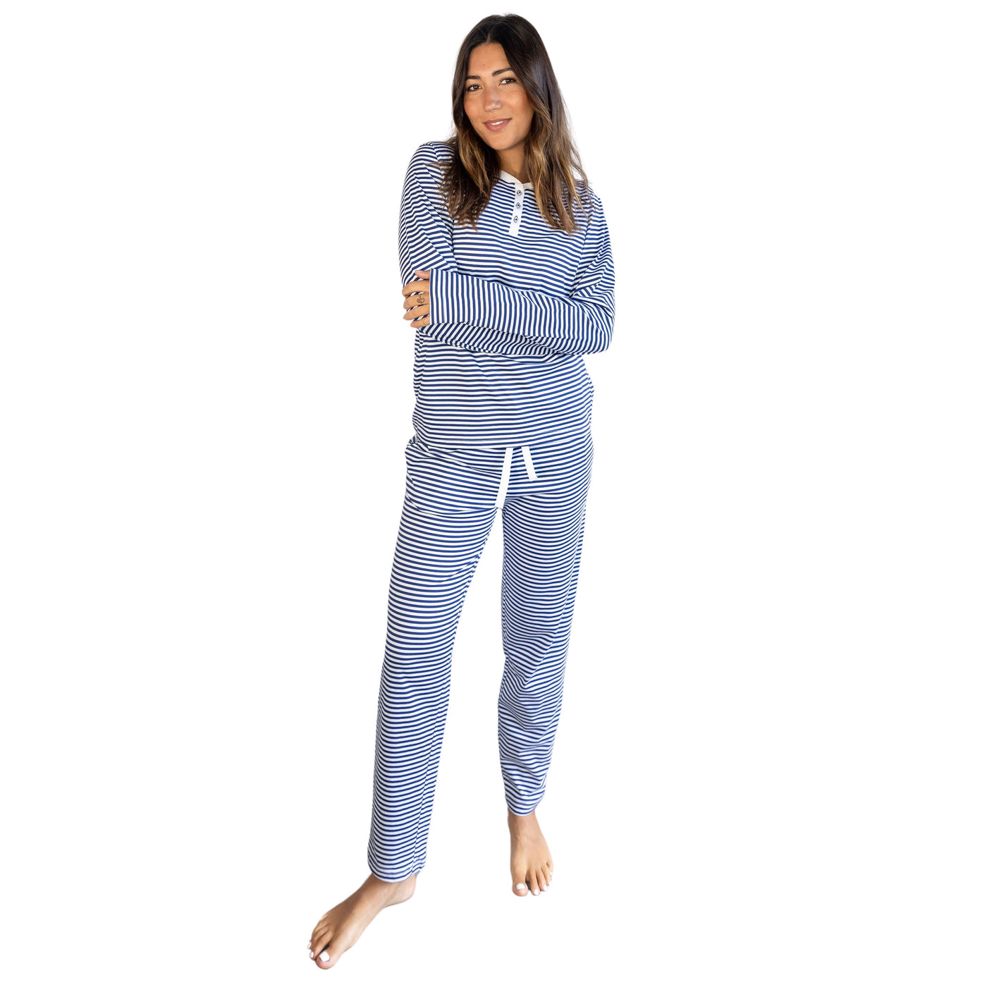 Women's Marina Jersey Long Sleeve Set