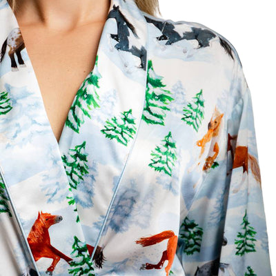 Women's Skydog Wild & Free SILK Robe