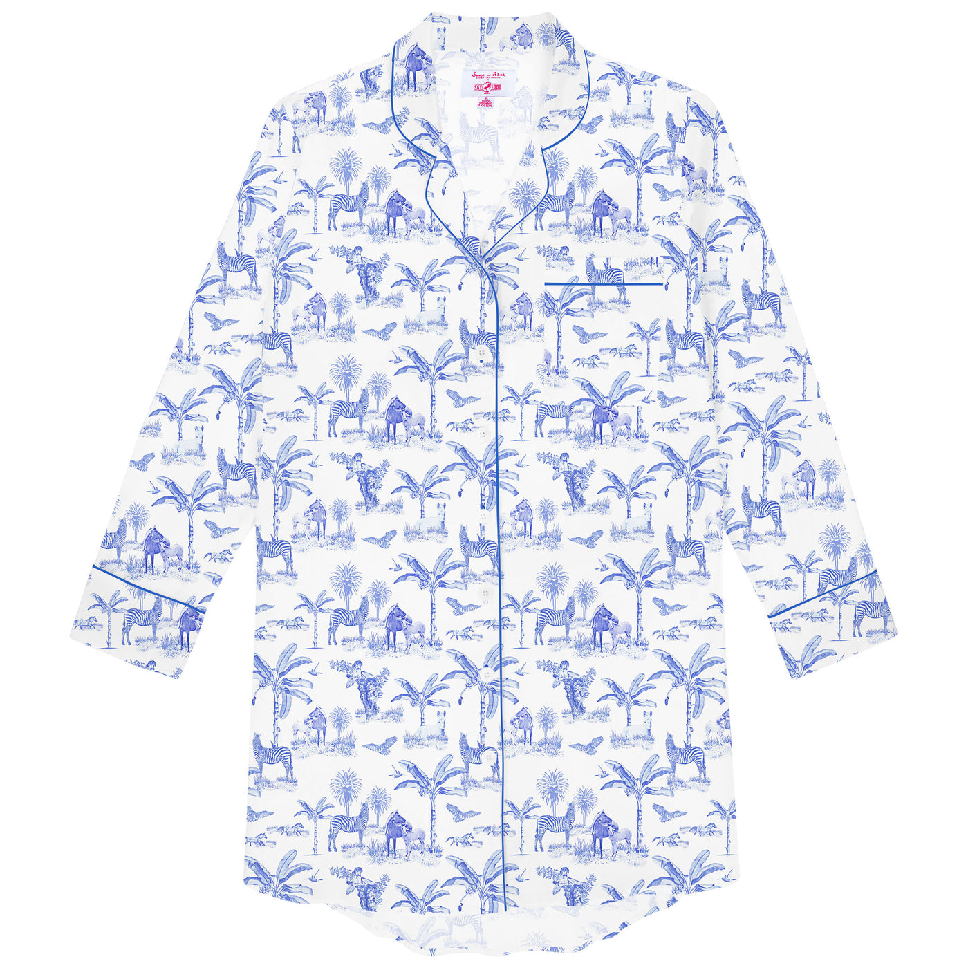 Women's Skydog Blue Night Shirt