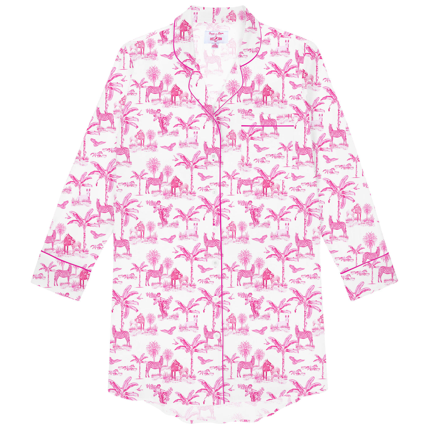 Women's Skydog Pink Night Shirt