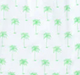 Women's Green Palm Tree Short PJ Set