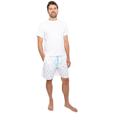 Mens Golf comfortable Cotton Sleep Shorts