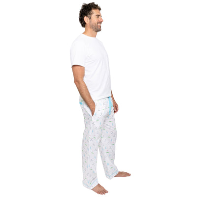Mens Golf Cotton Pajama Pants