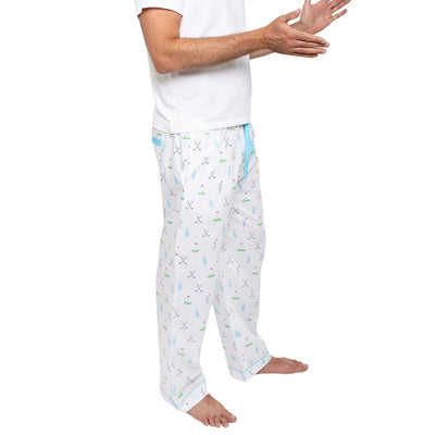 Mens Golf Pure Cotten Pajama Pants