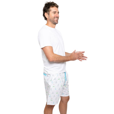 Mens Golf Pure Cotton Sleep Shorts