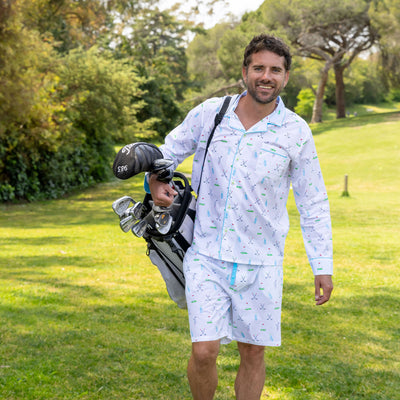 Mens Golf Sleep Shorts