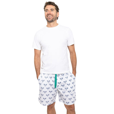 Mens Tennis Pure Cotton Sleep Shorts