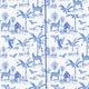 Women's Skydog Blue Short PJ Set