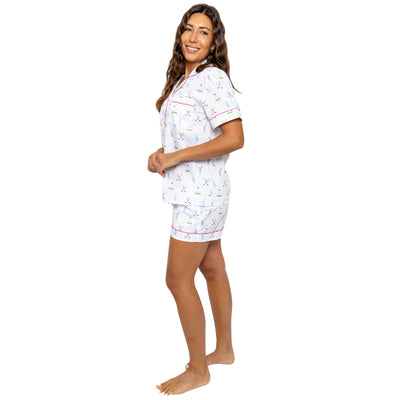 Womens Golf Printed Short PJ