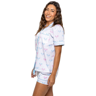 Womens Tennis Comfortable Short Pajama Set