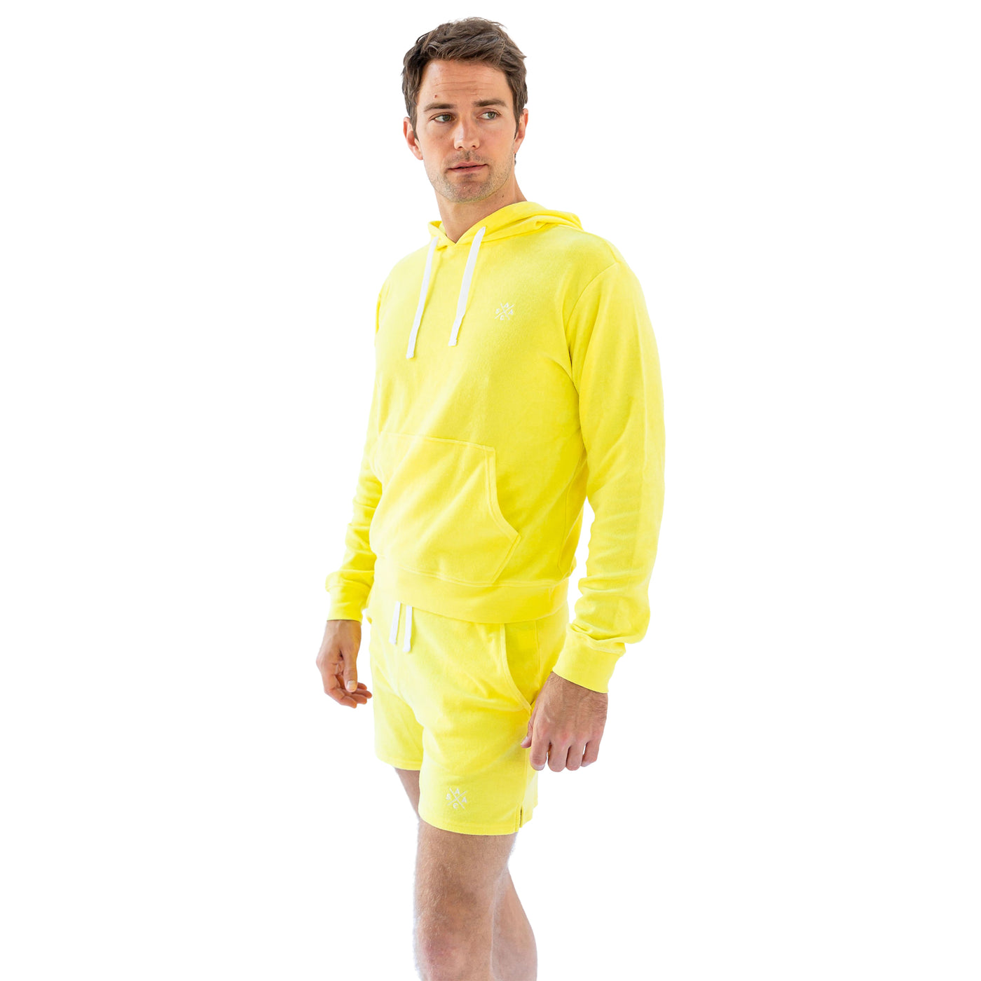 Men's Andy Cohen Yellow Terry Shorts
