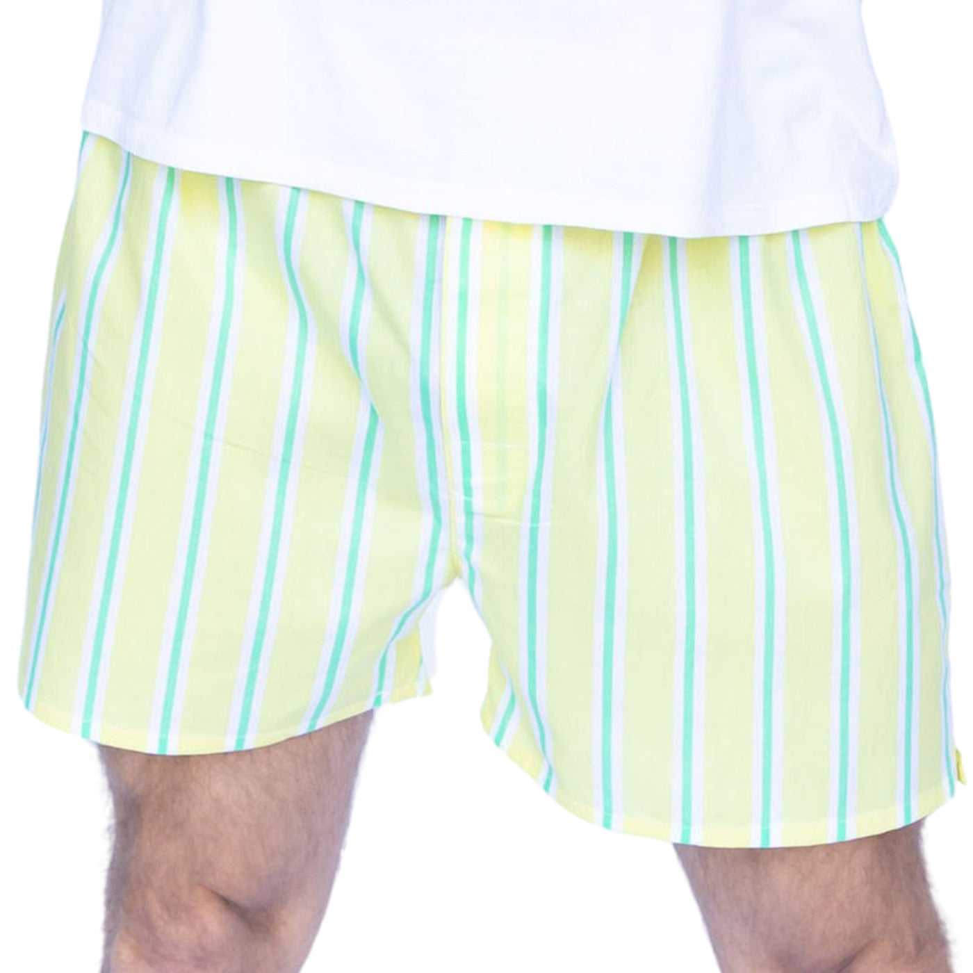 Men's Andy Cohen Yellow Stripe Boxer Shorts