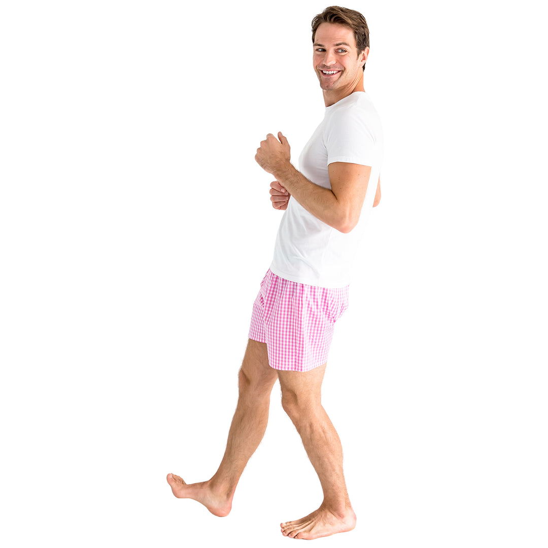 BreakEgg Men's Boxer Shorts Underwear Classic Fit Woven